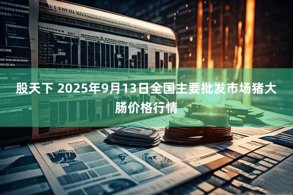 股天下 2025年9月13日全国主要批发市场猪大肠价格行情